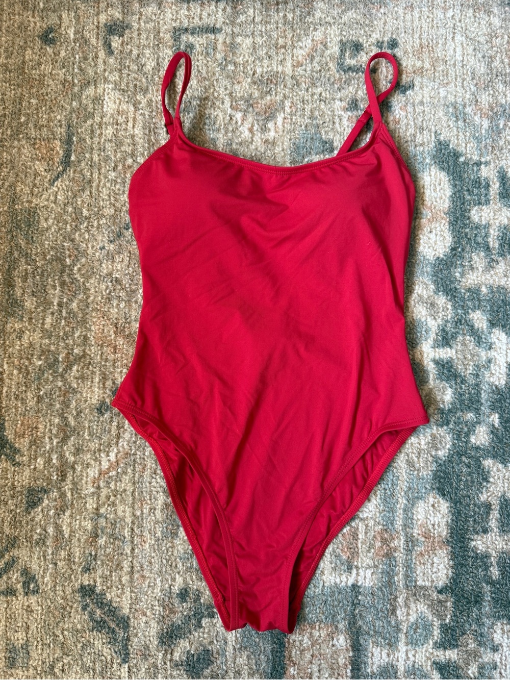 Womens Andie Swim Red Laguna One-Piece Swimsuit
